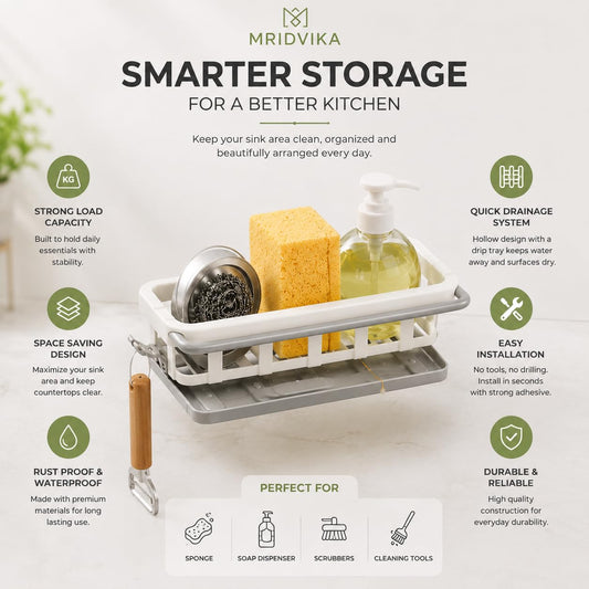Kitchen dish brush holder