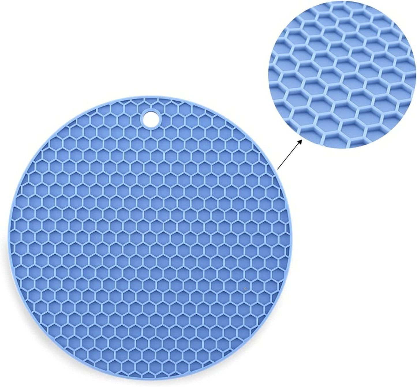 silicone utensil rest (Pack of 2, Blue)
