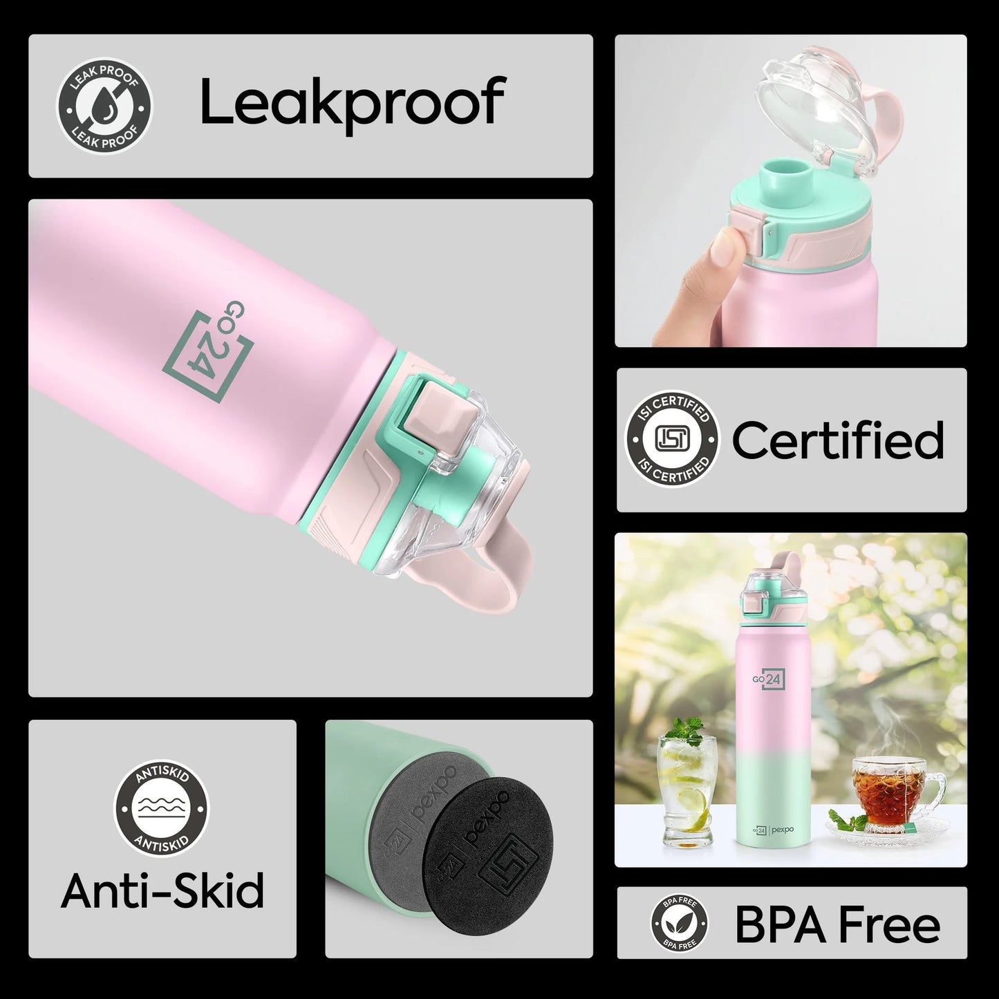 Steel Water Bottle for Adults