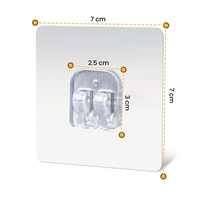 adhesive shower hooks(Pack of 10)