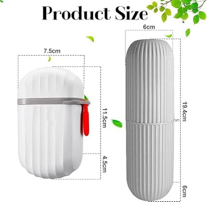 travel soap and toothbrush  case