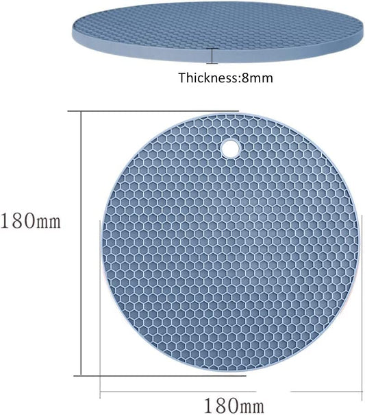 silicone utensil rest (Pack of 2, Blue)