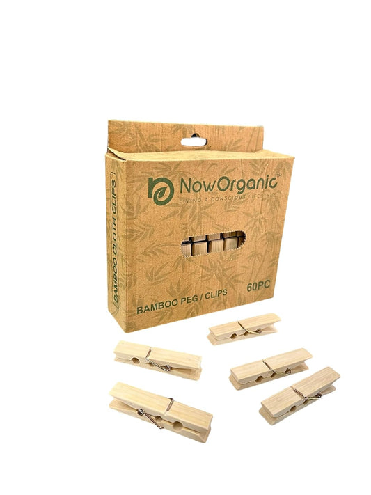 Bamboo Wood Cloth Clips