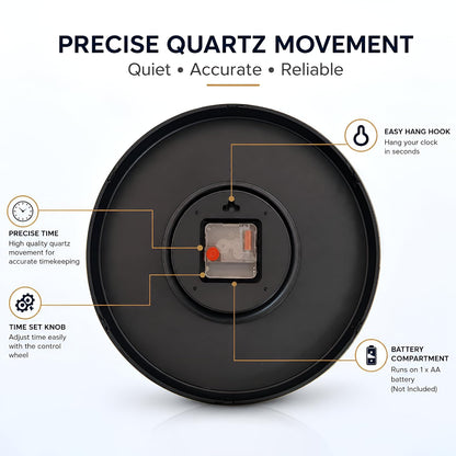 Auromin Modern Stylish Wall Clock
