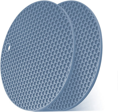 silicone utensil rest (Pack of 2, Blue)