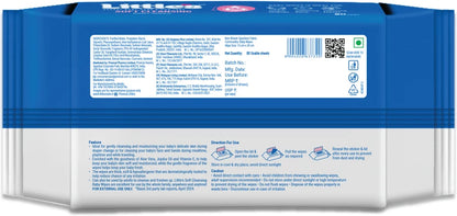 Little's Soft Cleansing Baby Wipes with Aloe Vera, Jojoba Oil & Vitamin E – Lid Pack (240 Wipes)