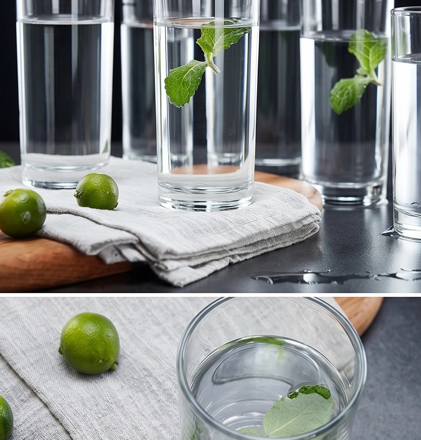 Luxury Glass Set Water/Juice Glass (300 ml, Glass, Clear)